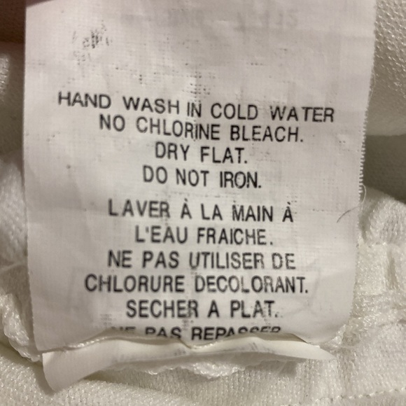 Cartise White Cap Sleeve Bow Accent Ruched Beaded Top - Sz M - Picture 7 of 12